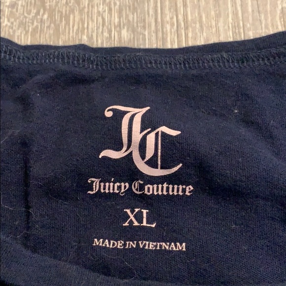 juicy couture navy t-shirt - Picture 3 of 3